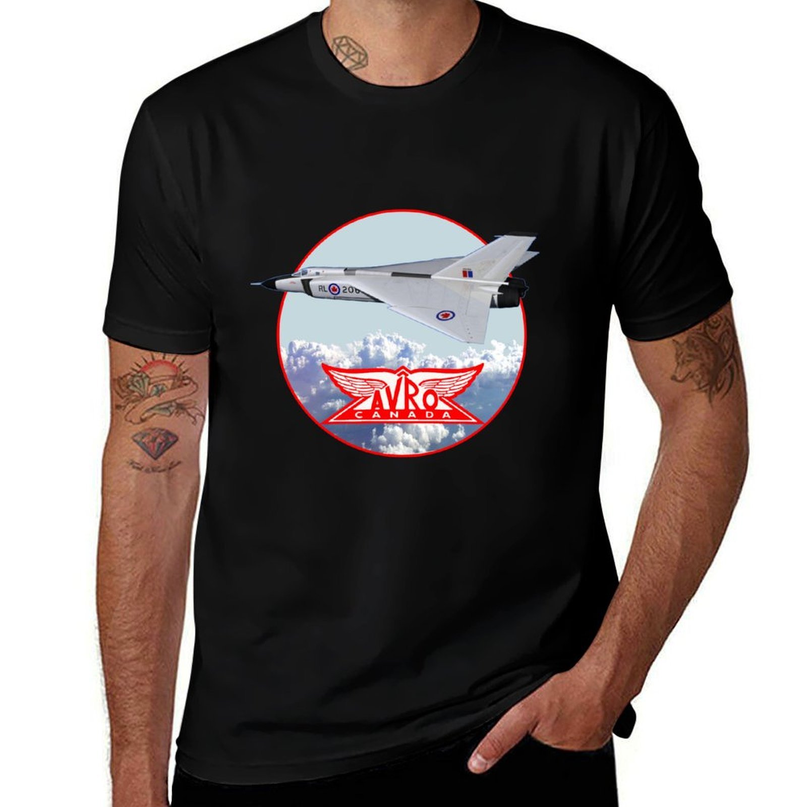 Street Fashion Canada - T-Shirt Avro Arrow Avro Canada, Maglietta