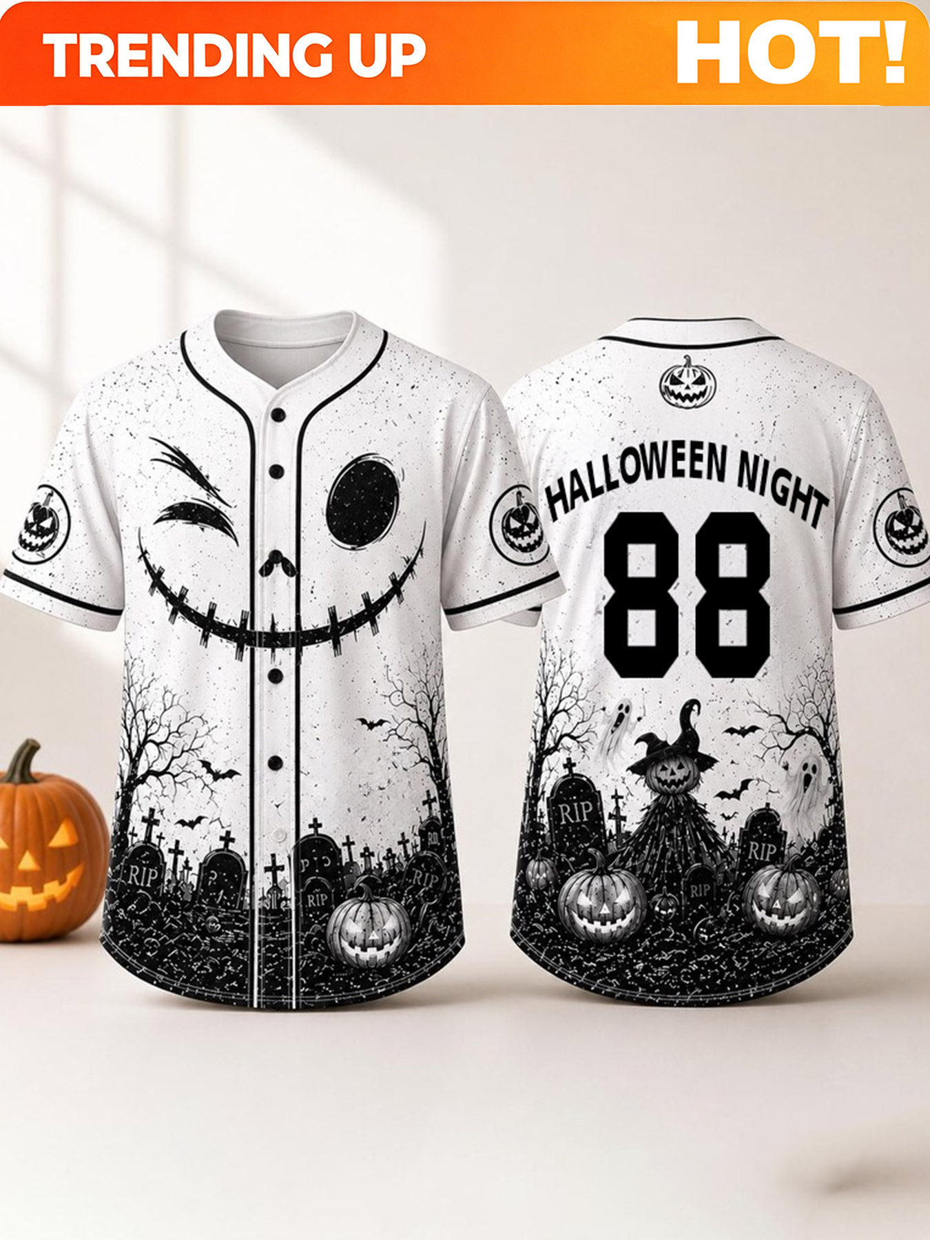Fashion Street Night - Maglia da Baseball Personalizzata da Uomo,