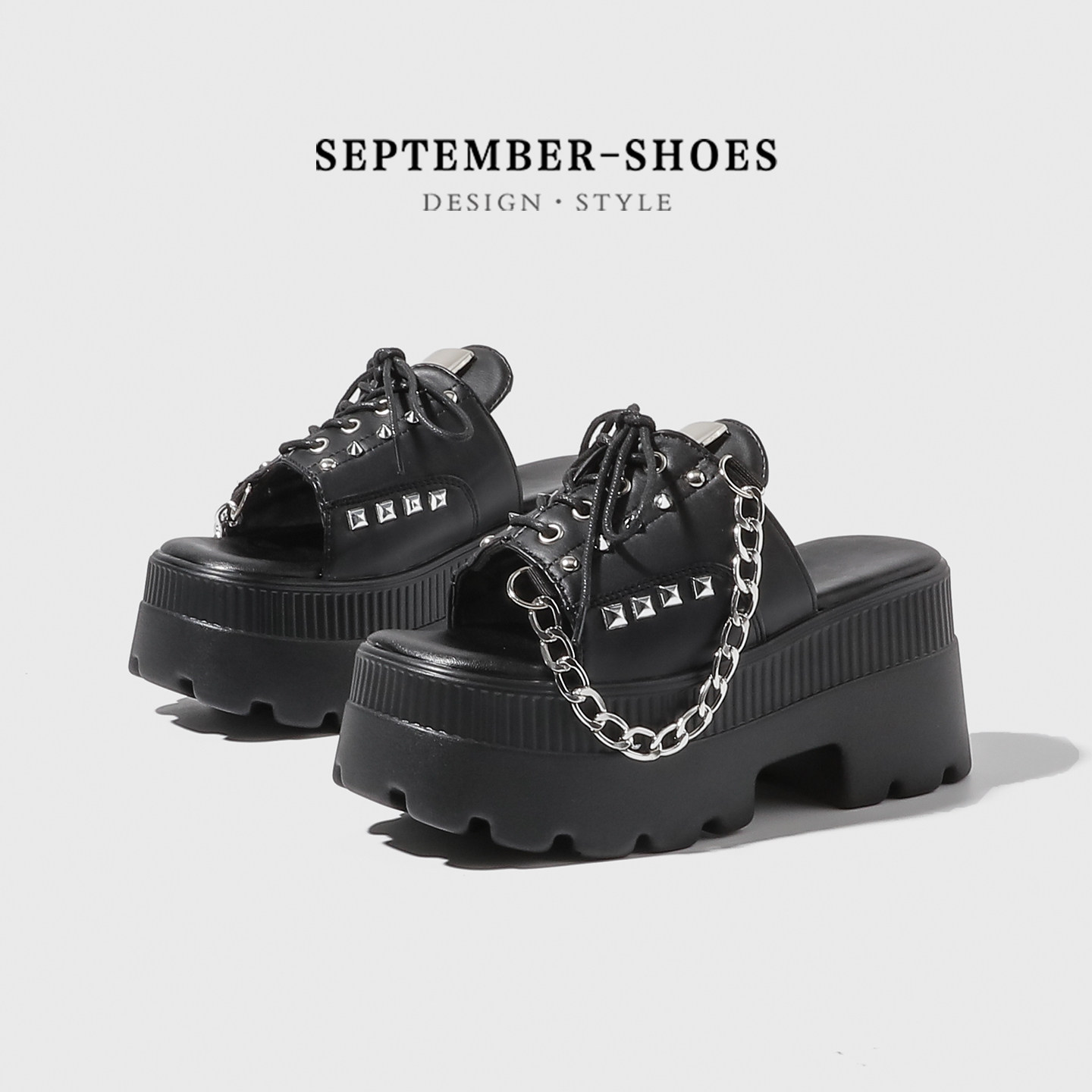 Street Fashion Y2K - Sandali platform da donna Y2k Gothic