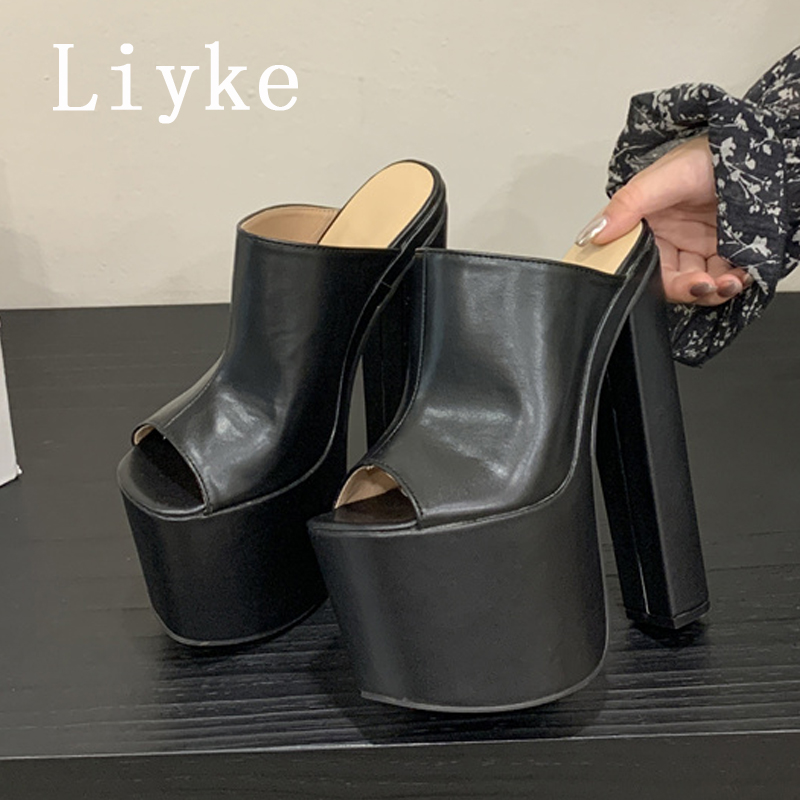 Fashion Street Night - Liyke Runway Fashion 18CM Tacchi alti