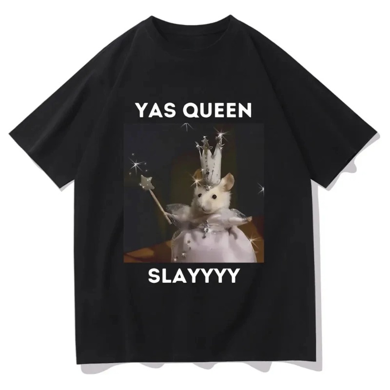 T-shirt divertente con hamster - Queen Street Fashion recensione e prezzo