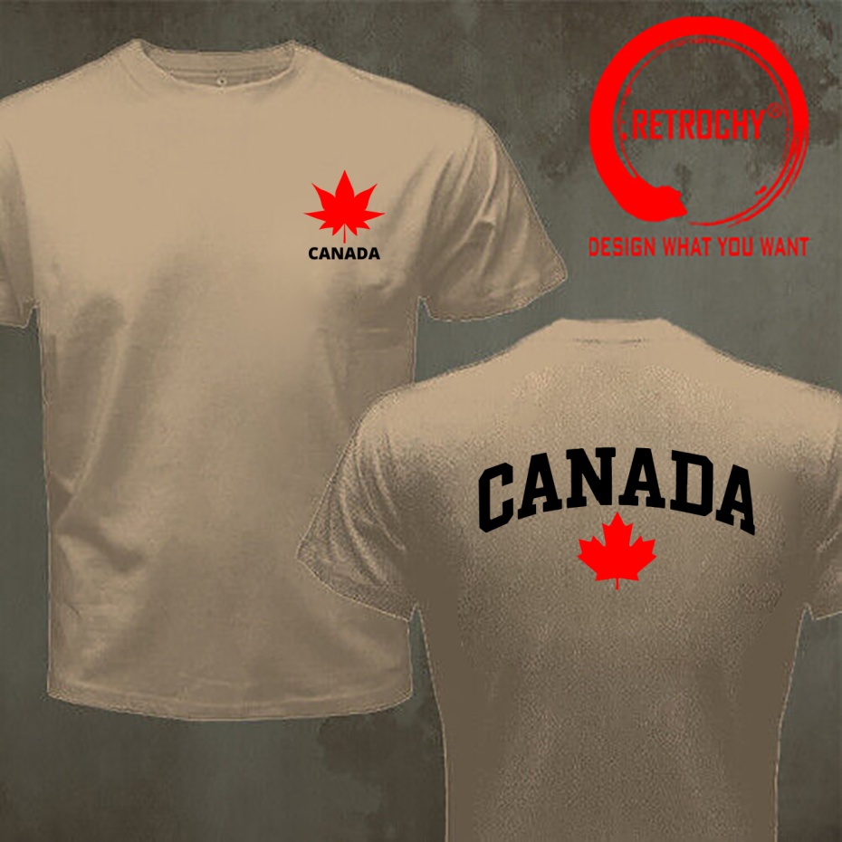 Maglietta con stampa lettere C - Street Fashion Canada recensione e prezzo