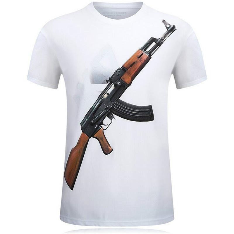 Tough Guy Style 3D Stampa T-sh - Street Fashion For Short Guys recensione e prezzo